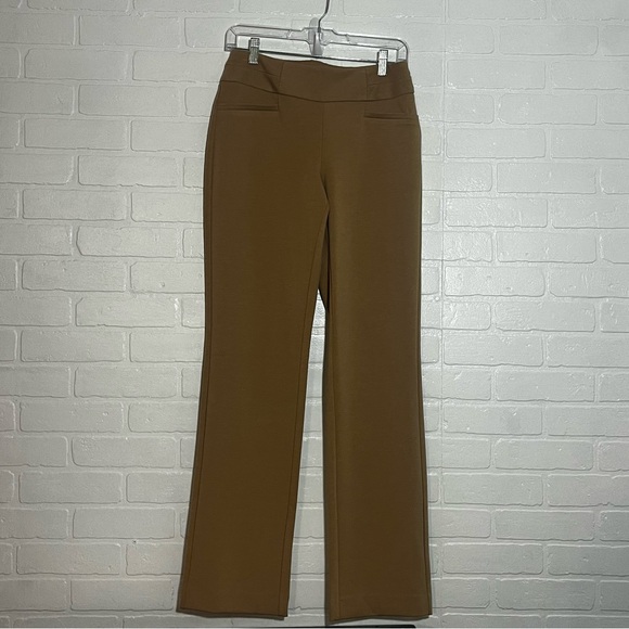 New York & Company Pants - New York & Company Womens Dress Pants Tan Boot Cut Trousers Stretch Small NWT